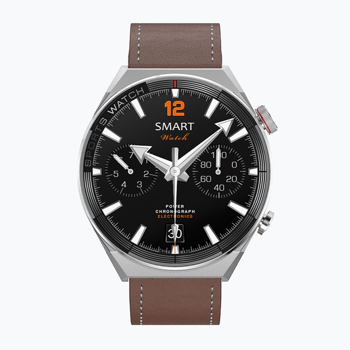 Uhr Watchmark Maverick Silber/Braun 3