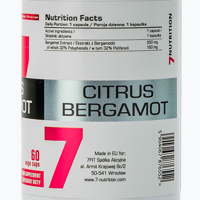 Citrus Bergamotte 7Nutrition Kreislaufsystem 60 Kapseln 7Nu000481 3