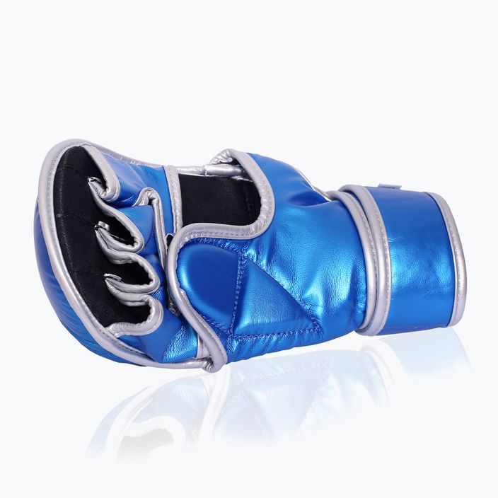 Octagon Mettalic MMA Sparring Handschuhe blau 4