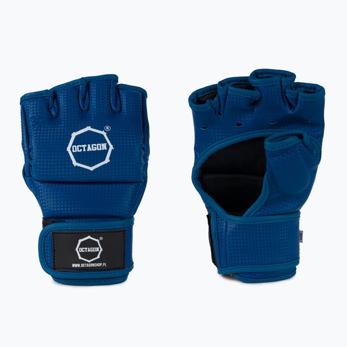 Octagon Kevlar MMA Grappling Handschuhe blau 3