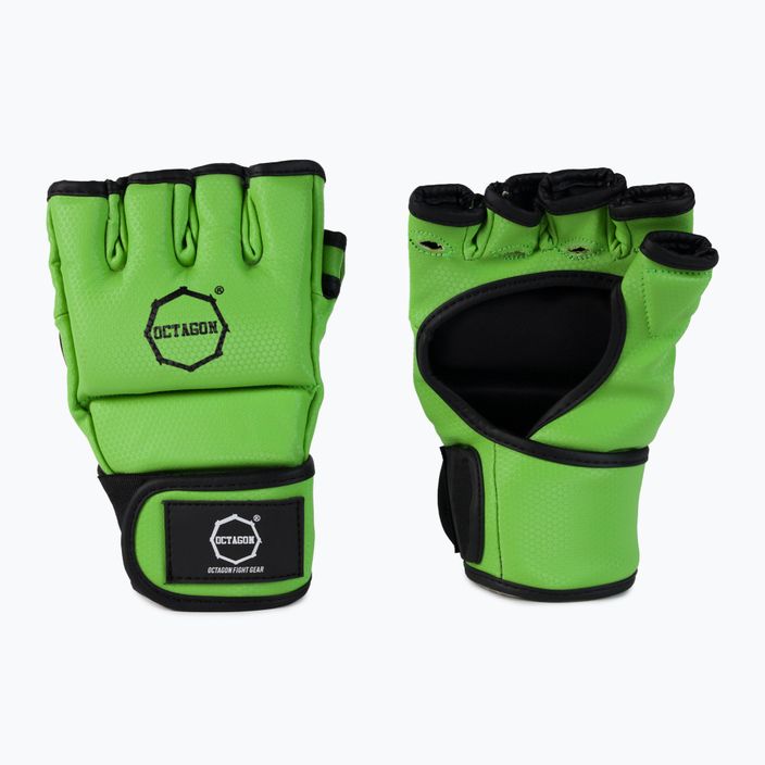 Octagon Kevlar MMA Grappling Handschuhe grün 2