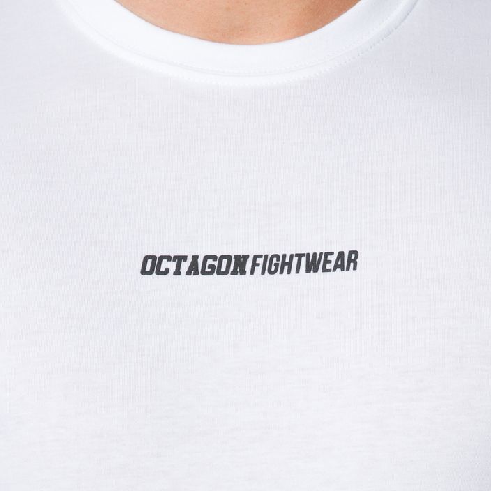 Octagon Fight Wear Herren-T-Shirt Small weiß 4