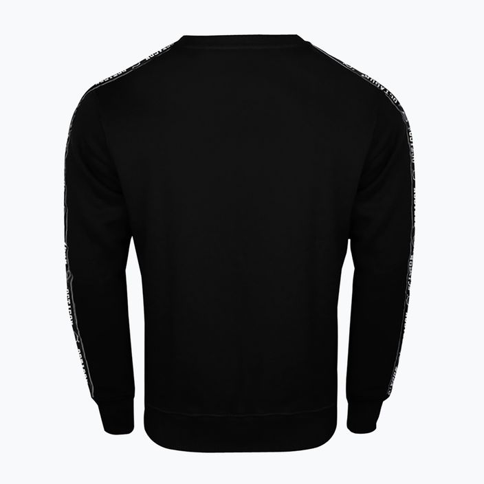 Herren Sweatshirt Octagon Stripe schwarz 3