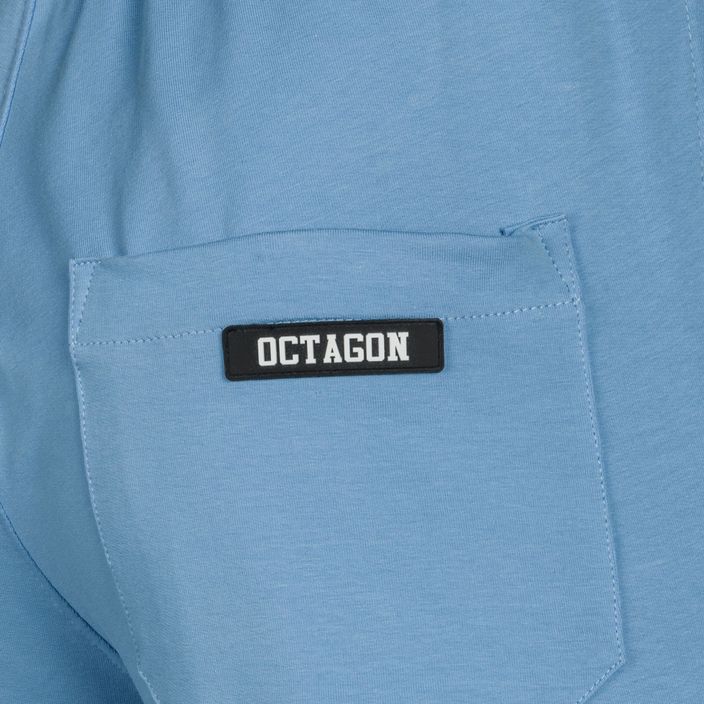 Herren Octagon Small Logo Hose blau 4
