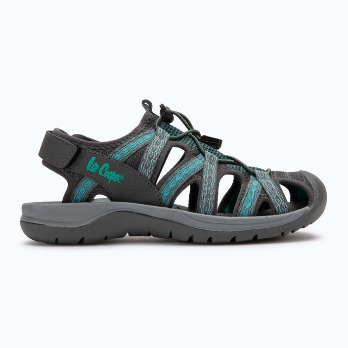 Lee Cooper Damen Sandalen LCW-24-03-2306LA grau/mint 2