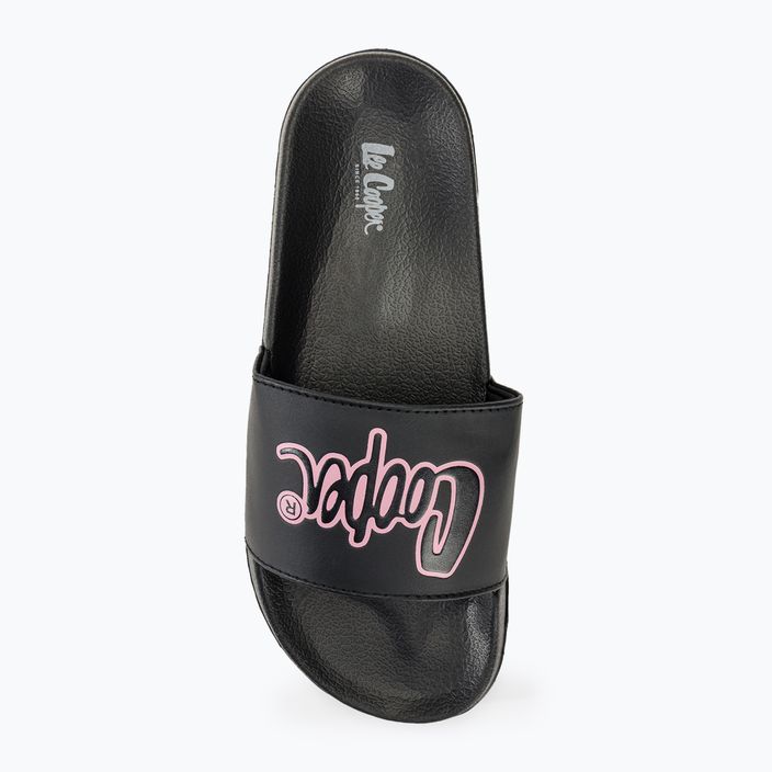 Slides Schlappen  Damen Lee Cooper LCW-24-42-2482 black/pink 5