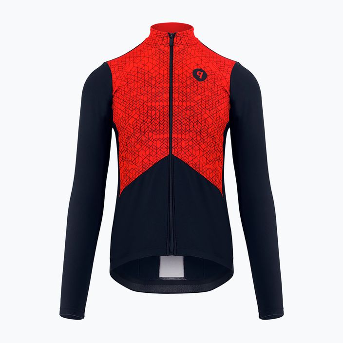 Quest Tokyo rot-schwarz Herren-Radsport-Sweatshirt S21/BLUZA-TOKYO-RED-MAN
