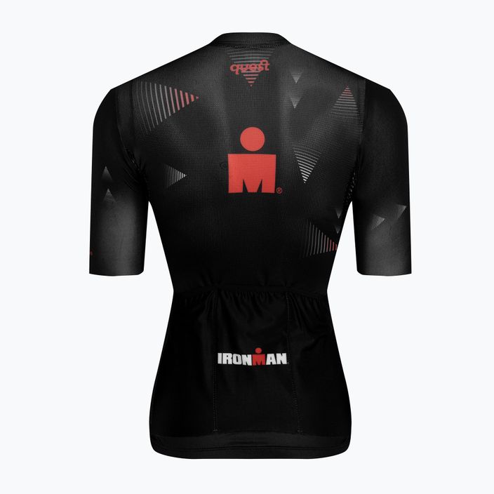 Fahrradtrikot Damen Quest Race Line France Iron Man black 2