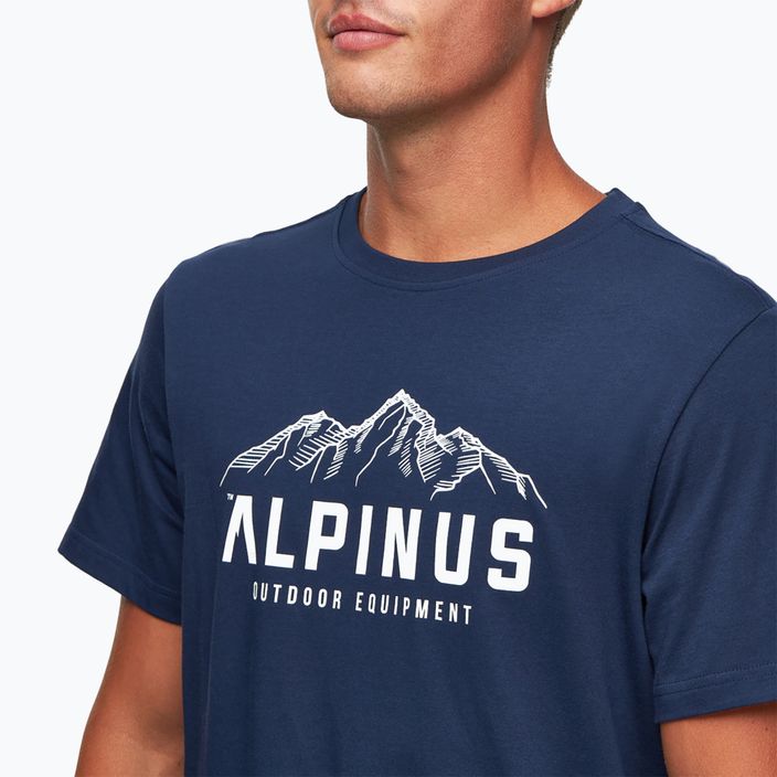 Alpinus Mountains Herren-T-Shirt navy blau 4