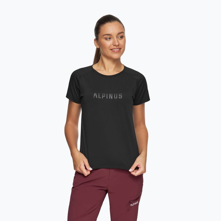 Alpinus Damen-T-Shirt Bona schwarz