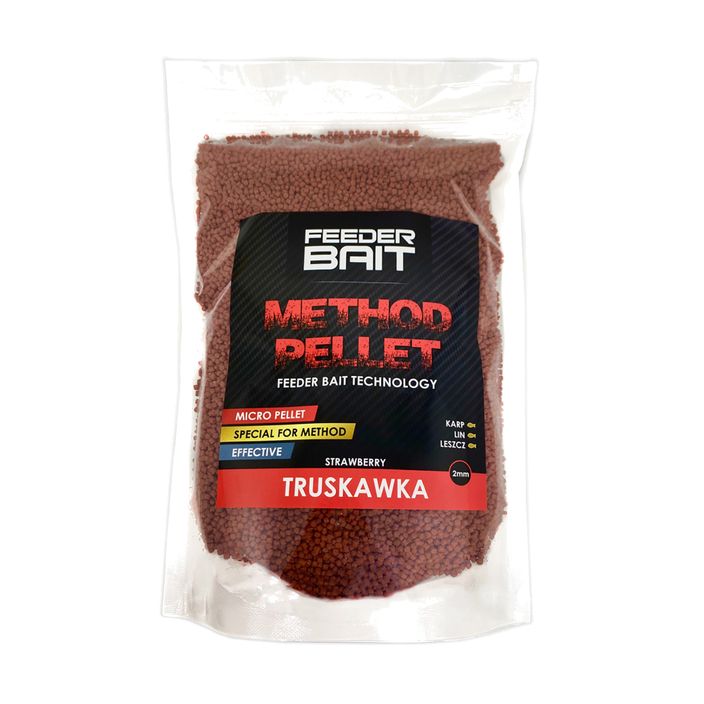 Pellets für Feeder Bait Methode Strawberry 2 mm 800 g FB11-12 2