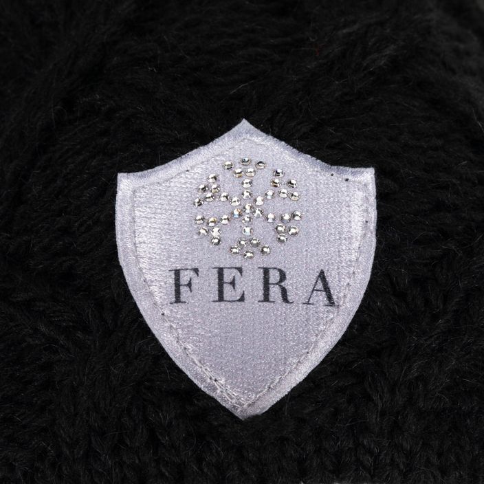 Damen Wintermütze Fera Swarovski Snowflake schwarz 5.8.sn. 3