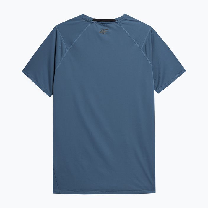 Herren Trainings-T-Shirt 4F blau 4FSS23TFTSM163-32S 2