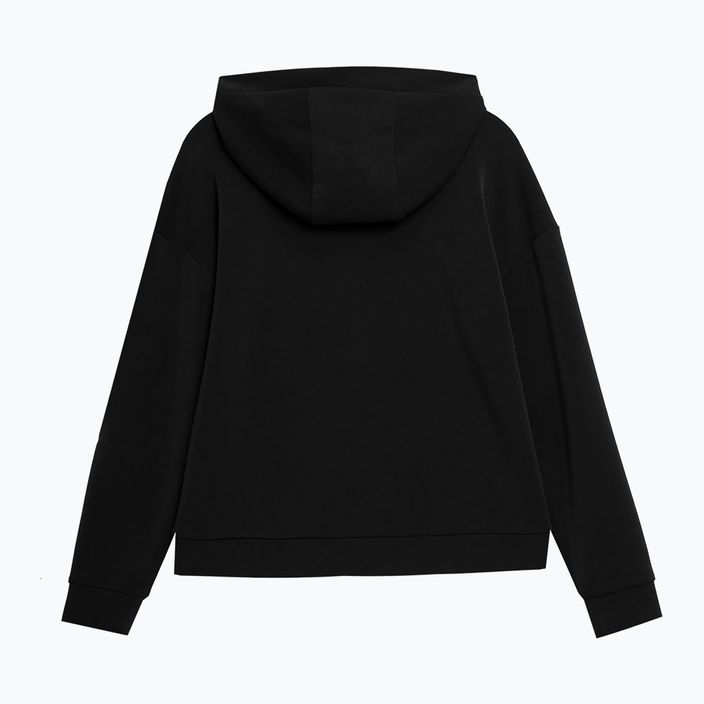 Damen Yoga-Sweatshirt 4F schwarz 4FSS23TSWSF213-20S 3