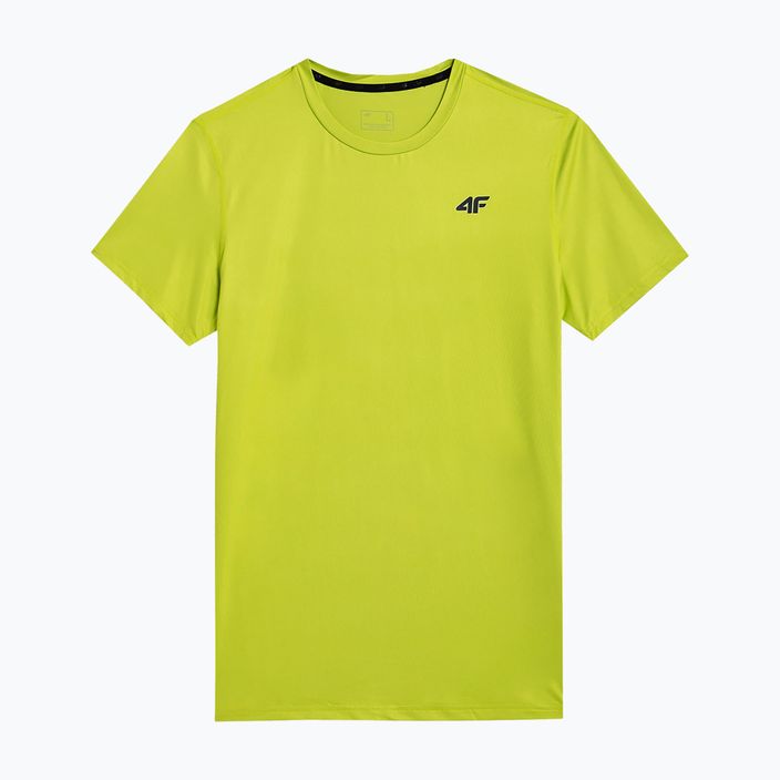 Herren-Trainings-T-Shirt 4F M448 kanarienvogelgrün 5