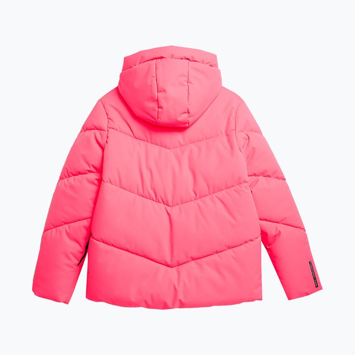 Kinder-Skijacke 4F F293 hot pink neon 6