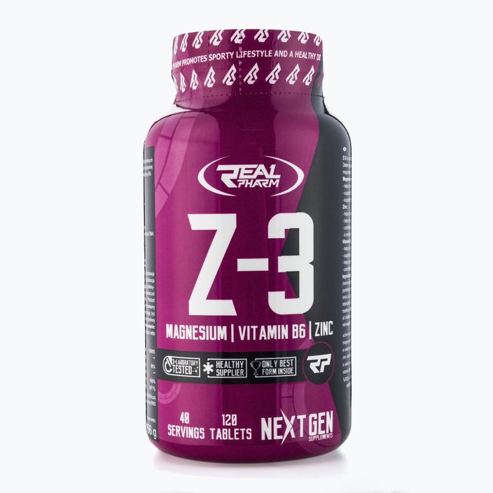 Z3 Real Pharm Zink  Magnesium und Vitamin B6 120 Tabletten 666664