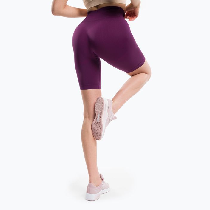 Damen-Trainingsshorts Gym Glamour Flexible Violet 439 3