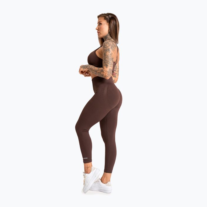 Damen Trainingsleggings Gym Glamour Push Up 2.0 chocolate 4