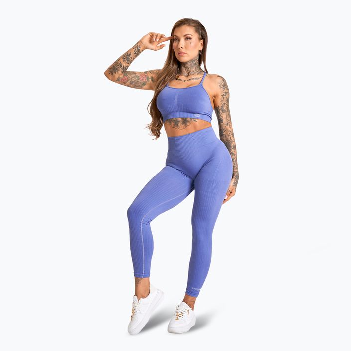 Damen Trainingsleggings Gym Glamour Push Up 2.0 lavendel 2