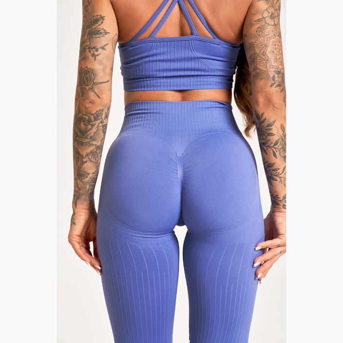 Damen Trainingsleggings Gym Glamour Push Up 2.0 lavendel 6