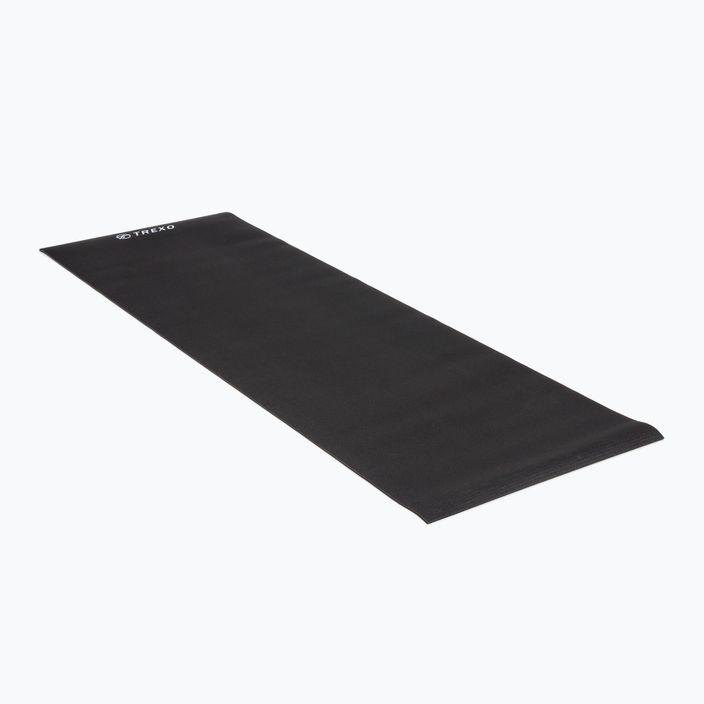 TREXO PVC 6 mm Yogamatte schwarz YM-P01C
