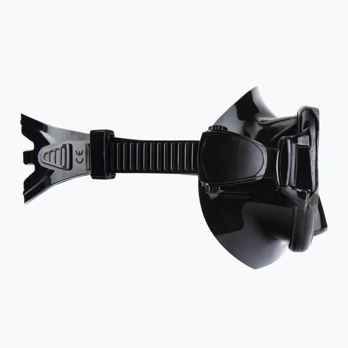 AQUASTIC Schnorchelset Maske + Schnorchel schwarz MSA-01C 4