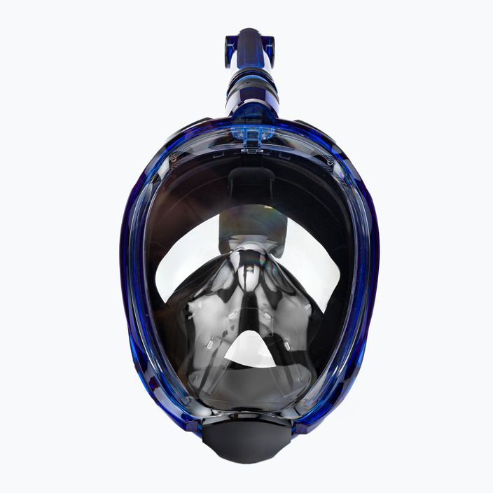 AQUASTIC Schnorchelset Vollgesichtsmaske + Flossen blau SMFA-01SN 10
