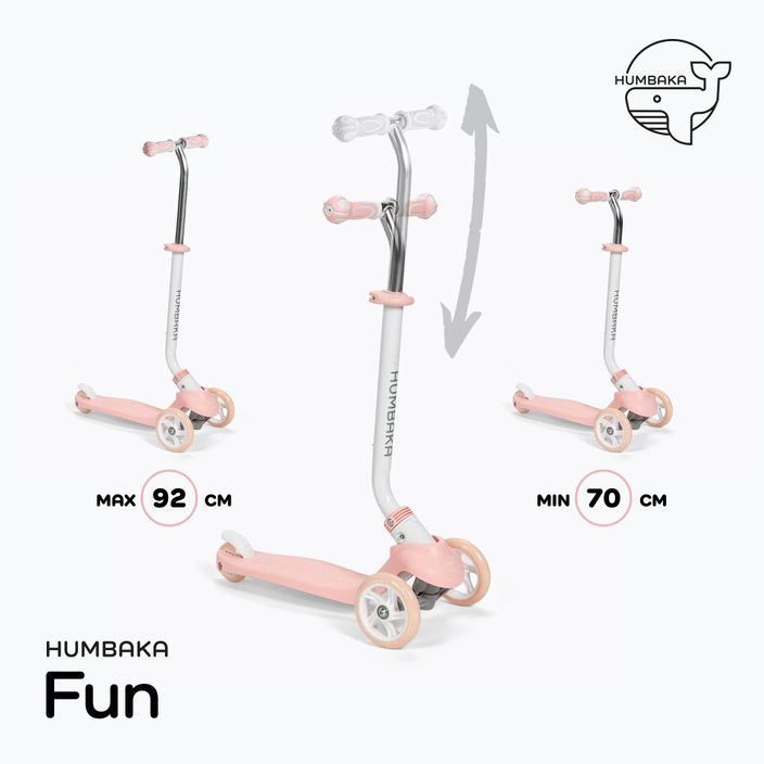 HUMBAKA Fun Kinder-Roller rosa KS001 3