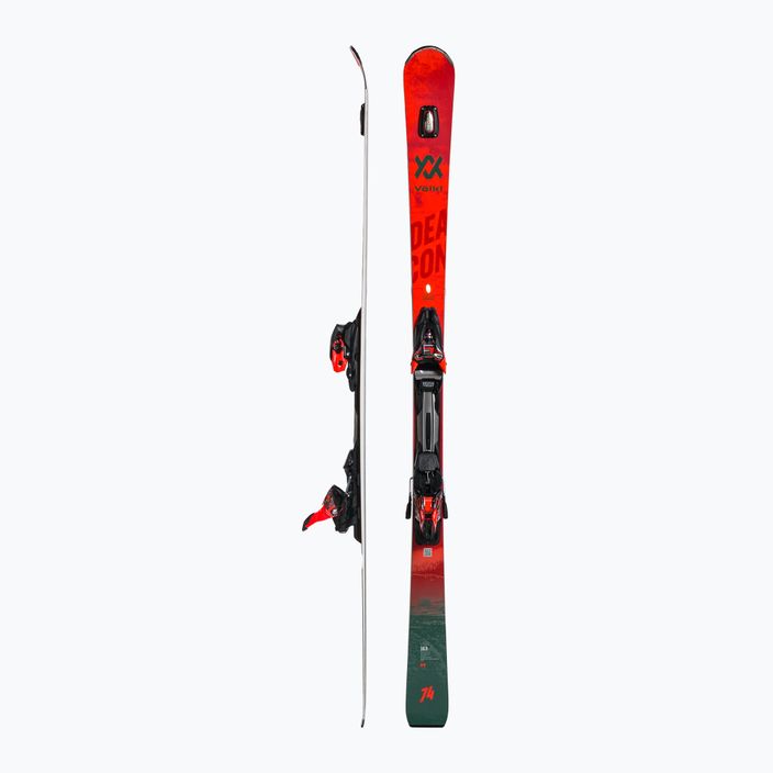 Ski Völkl Deacon 74+RMotion2 16 GW rot-grau 121151/6977R1.VR 2