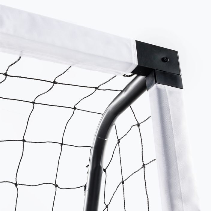 OneTeam One Fußballtor 300 x 160 cm aus verzinktem Stahl weiß/schwarz 6