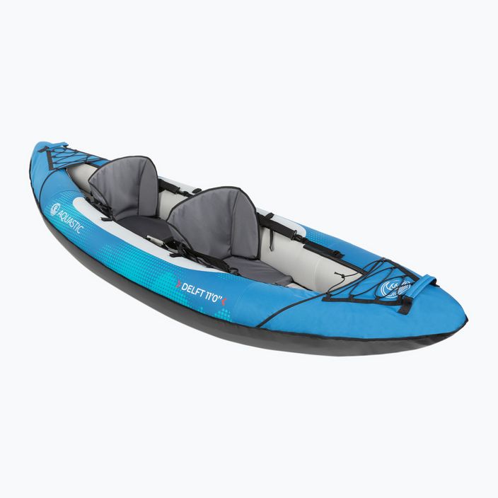 AQUASTIC Delft 11'0'' blau 2-Personen aufblasbares Kajak 5