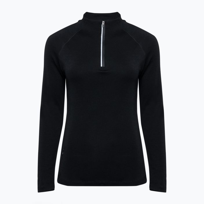 Damen Thermo-Sweatshirt WOOLCANO Merino TOP0545 schwarz 6