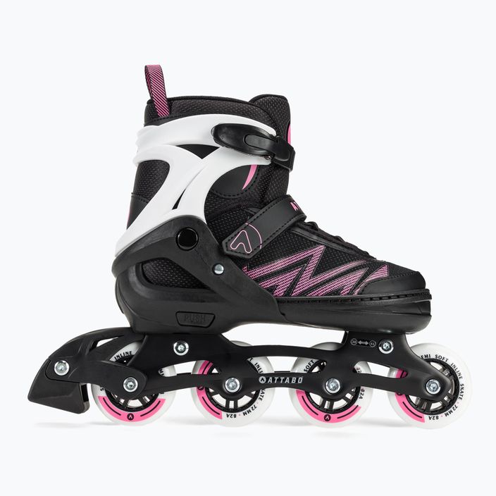 ATTABO 2-in-1 Schlittschuhe für Kinder Kylo rosa 5