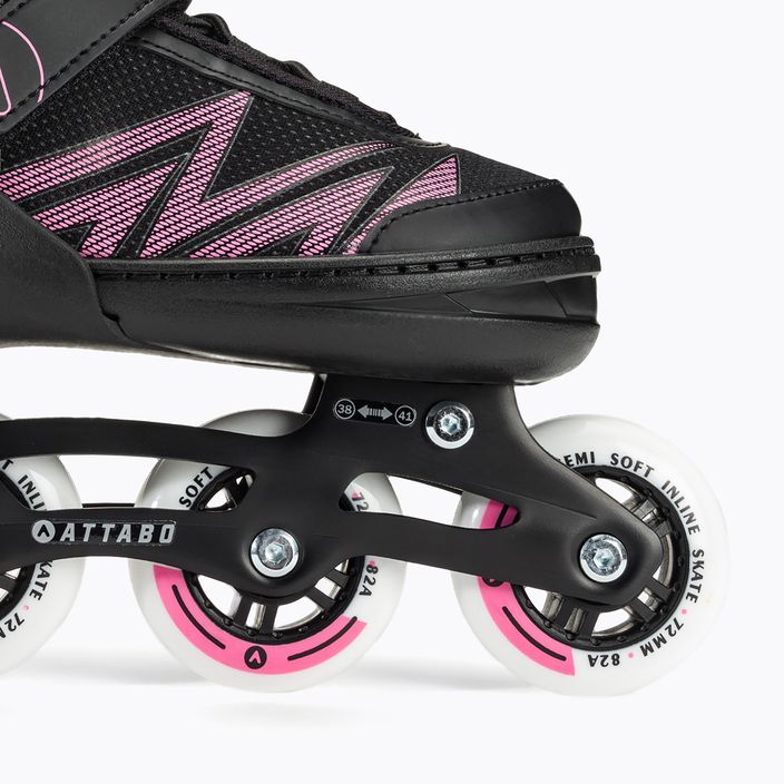 ATTABO 2-in-1 Schlittschuhe für Kinder Kylo rosa 16