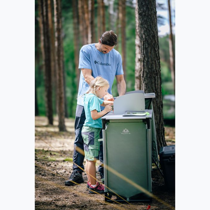 KADVA CAMPcook 221 grüner touristischer Küchenschrank 6