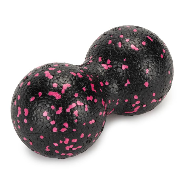 Doppelter Massageball TREXO TRX-MSP008 8 cm schwarz/rosa 2