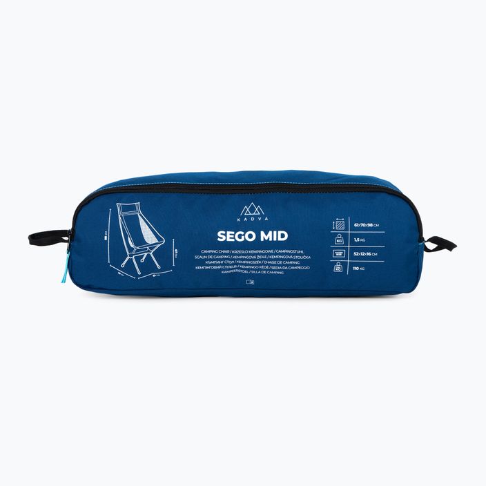 KADVA Sego Mid ultraleichter Wanderstuhl blau 9