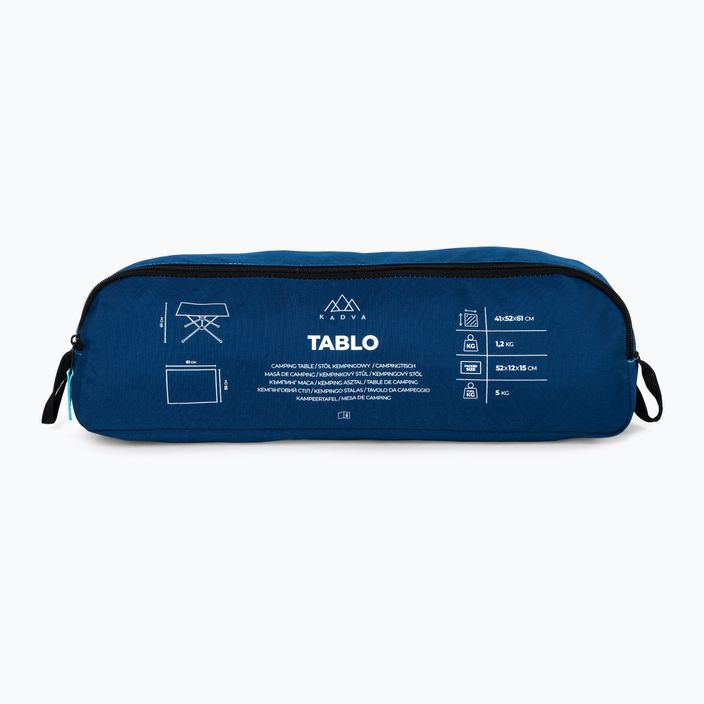 KADVA Tablo Wandertisch ultraleicht blau 9