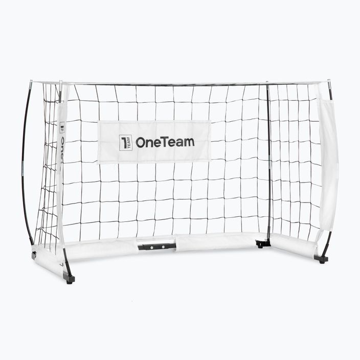 OneTeam Flex Square Fußballtor 120 x 80 cm weiß