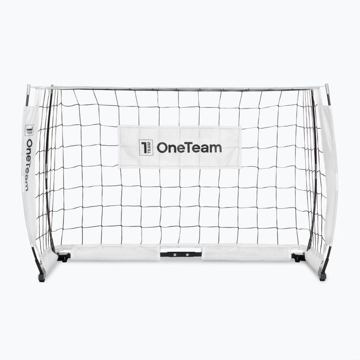 OneTeam Flex Square Fußballtor 120 x 80 cm weiß 2