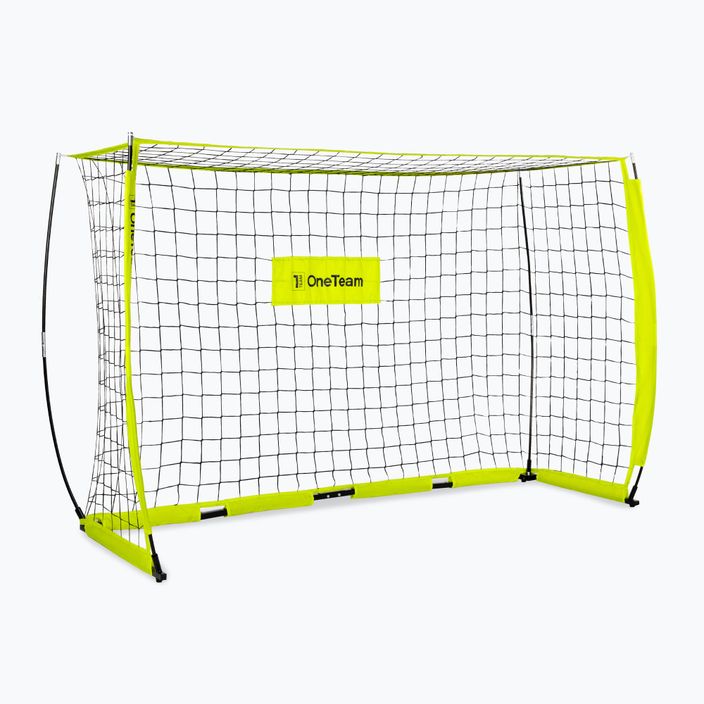 OneTeam Flex Square Fußballtor 240 x 150 cm grün