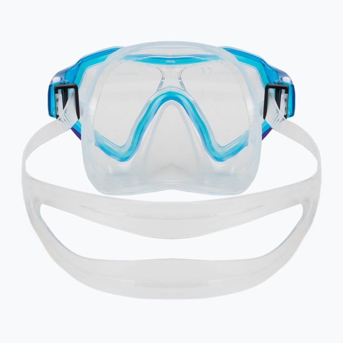 AQUASTIC Shelly Kinderschnorchelset Maske + Schnorchel hellblau 4