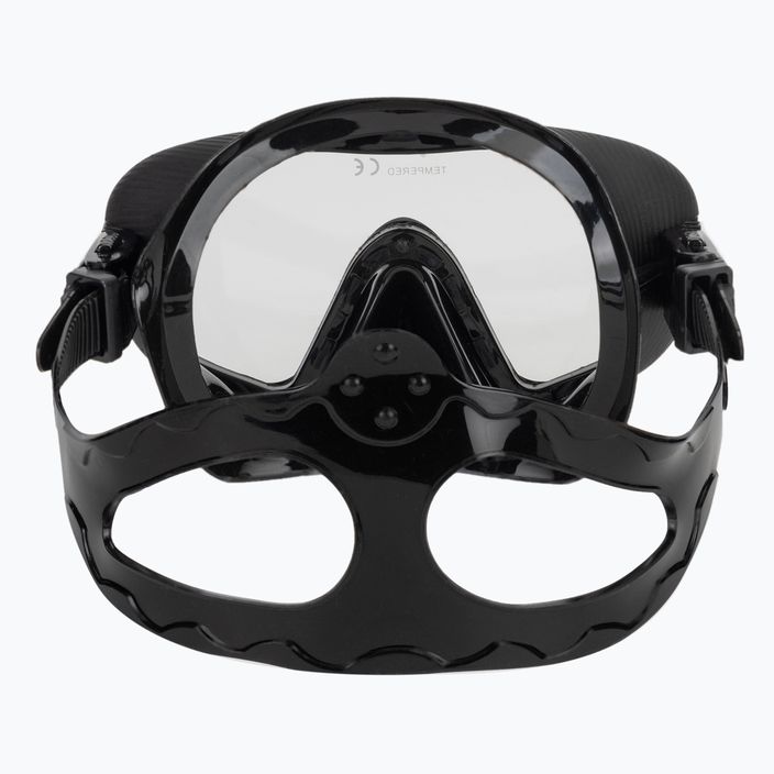 AQUASTIC Cove Schnorchelset Maske + Schnorchel + Flossen schwarz 5