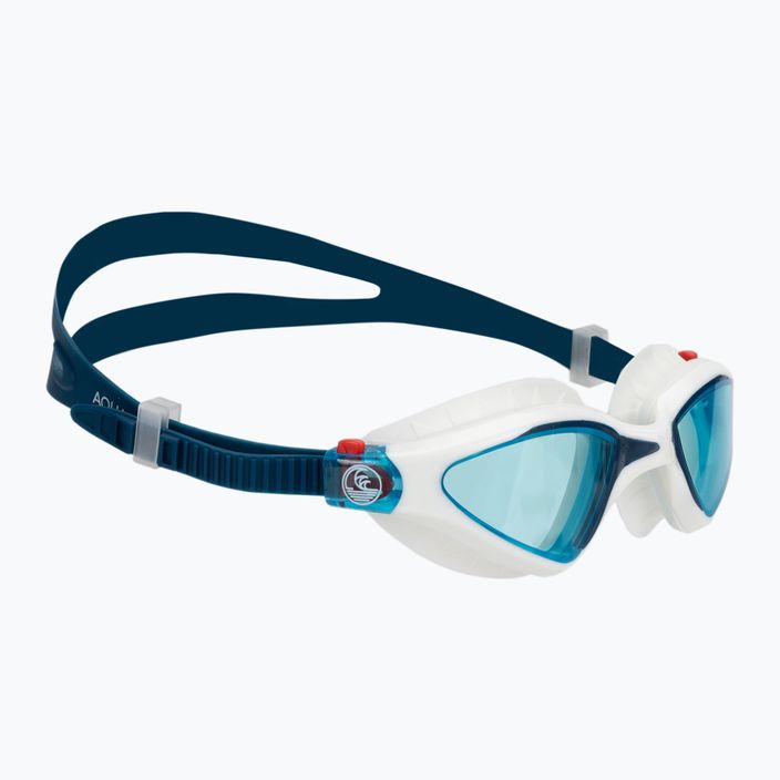 AQUASTIC Tarpon Schwimmbrille weiß