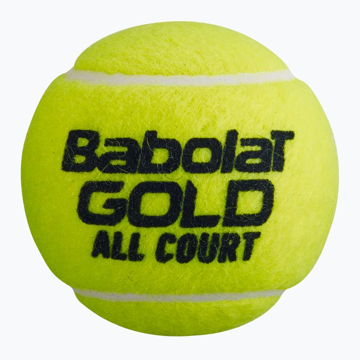 BABOLAT GOLD ALL COURT Tennisbälle 18x4 grün 502085 3