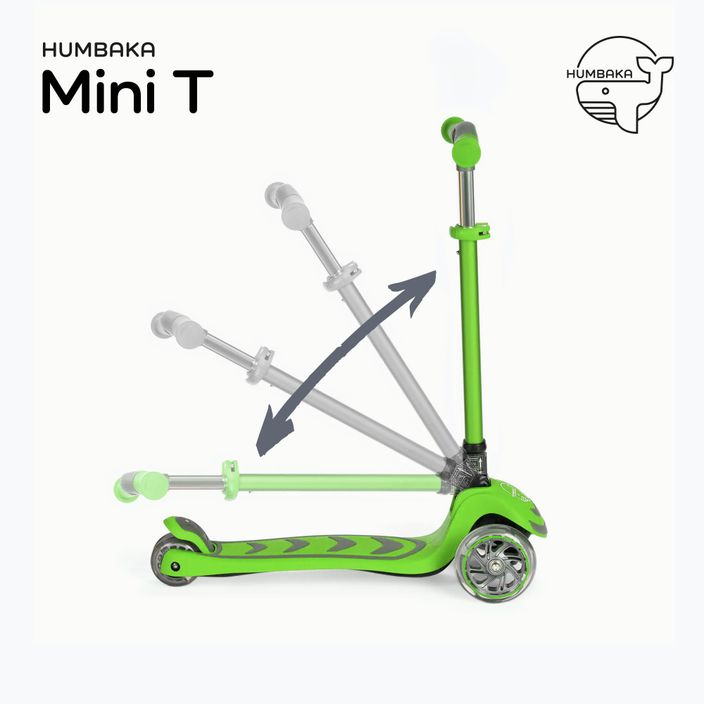 HUMBAKA Mini T Kinder-Dreirad-Roller grün HBK-S6T 3
