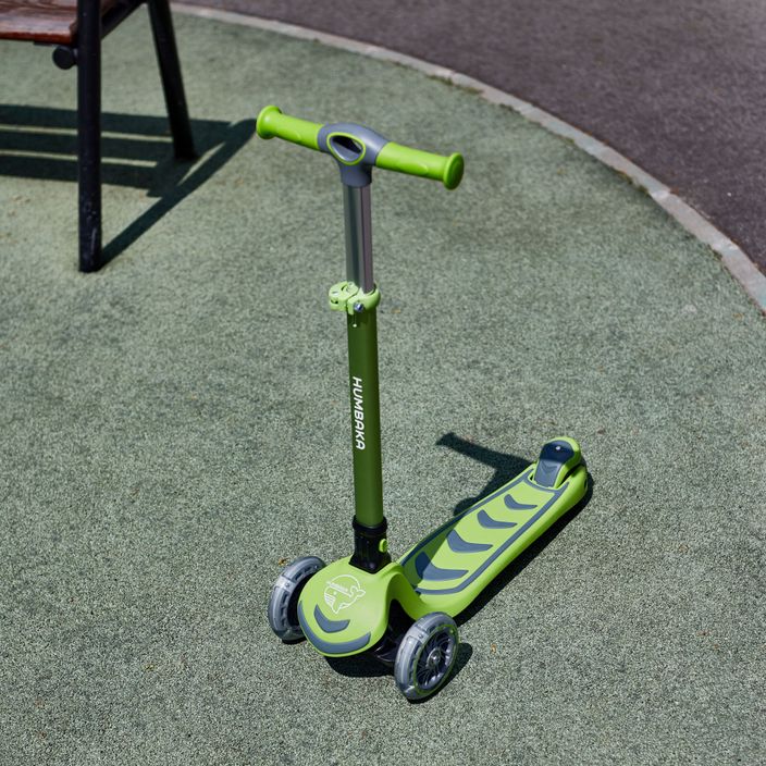 HUMBAKA Mini T Kinder-Dreirad-Roller grün HBK-S6T 13