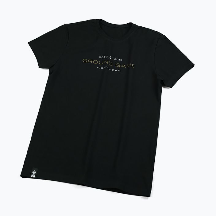Herren Ground Game Gold Typo-T-Shirt 2