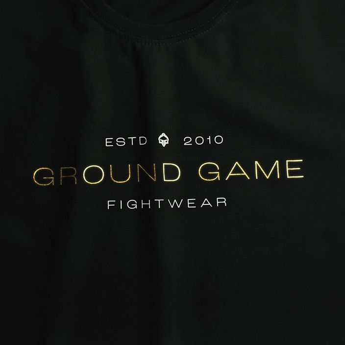 Herren Ground Game Gold Typo-T-Shirt 3
